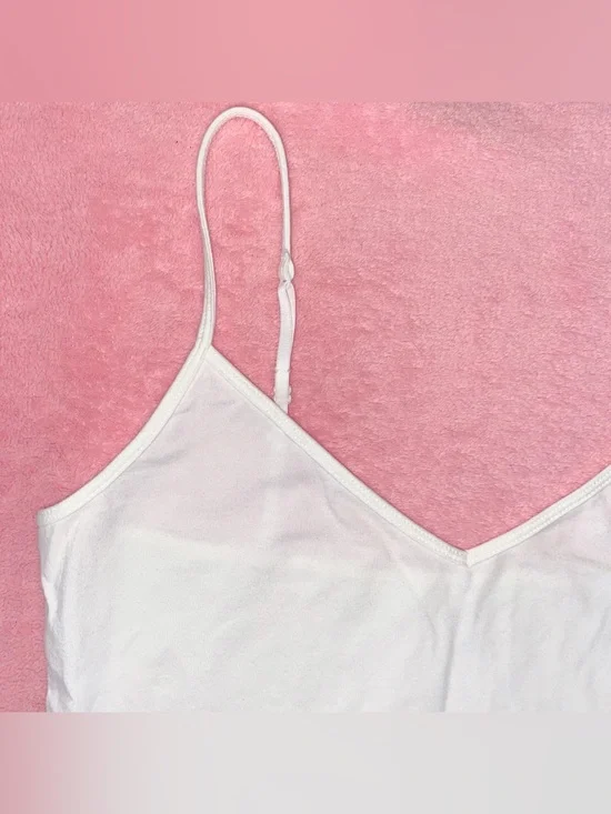 Amazon Essentials 4 Pack V-cut Tank Tops Spaghetti Strap Brown Black White Camis - Picture 4 of 15